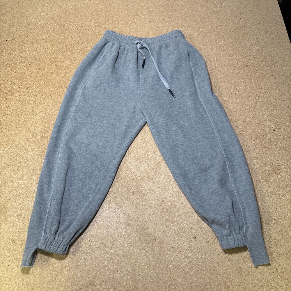 RIVIR Gray Harem Sweatpants Women’s Size L High Waist Barrel Boho Large H1